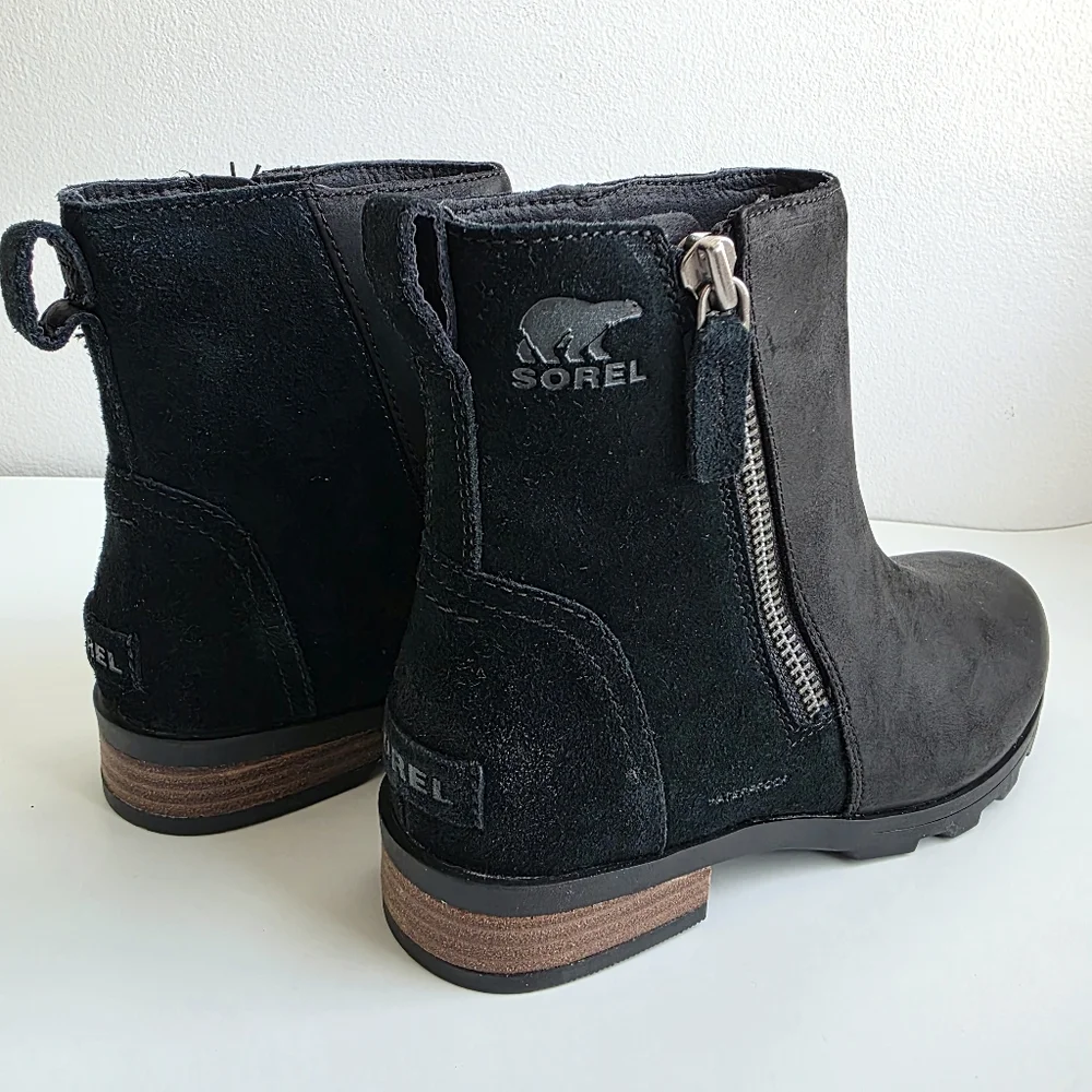 NEW Sorel Emelie Zip Bootie 7